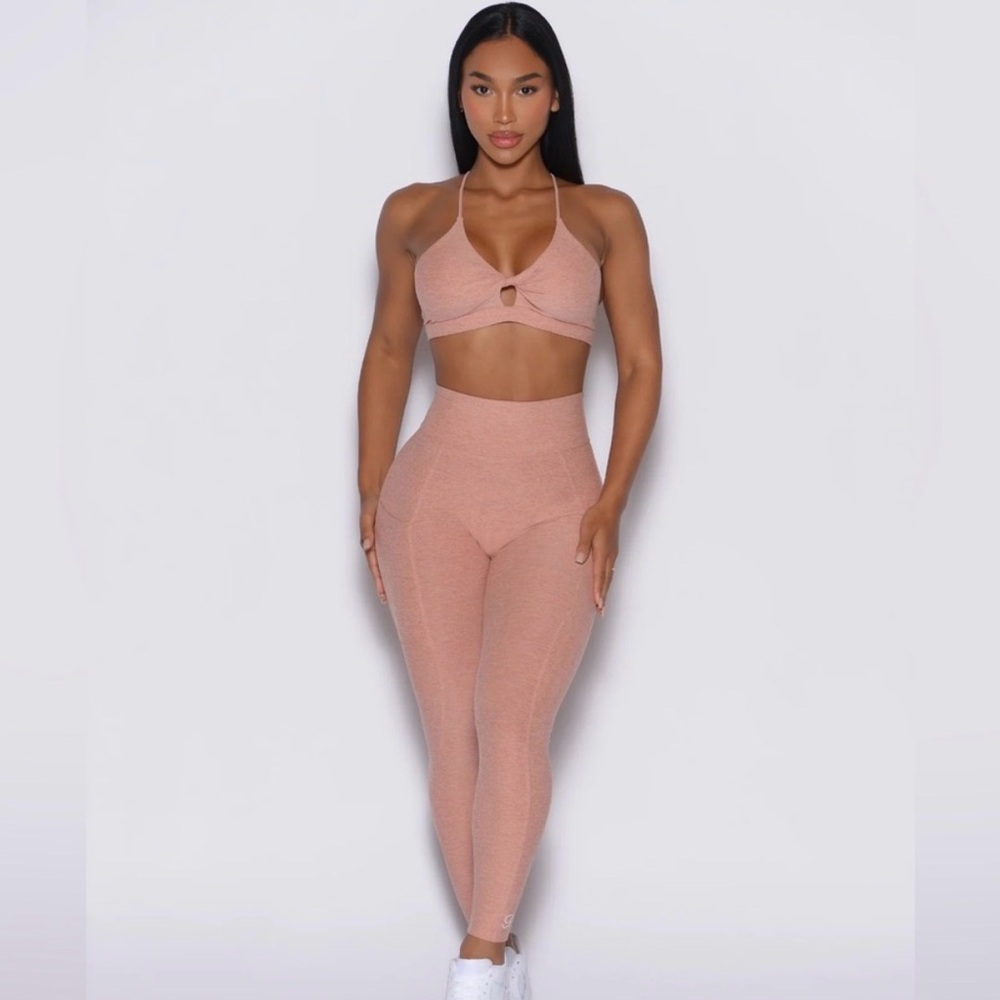 Bombshell Sportswear Peach Leggings